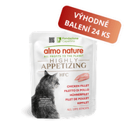 ALMO NATURE HFC HIGHLY APPETIZING - KUŘECÍ FILET 24X50G - KONZERVY PRO KOČKY