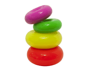 RUFF DAWG NEZNIČITELNÁ HRAČKA PRO PSY DONUT 11,5CM PRO STŘEDNÍ A VELKÉ PSY NAD 18 KG - HRAČKY PRO PSY