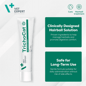 VETEXPERT TRICHOCAT PASTA PROTI TRICHOBEZOÁRŮM 120 G - DOPLŇKY PRO KOČKY