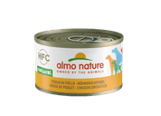 ALMO NATURE HFC DOG - KUŘECÍ STEHNA 95G - KONZERVY PRO PSY