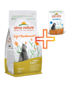 ALMO NATURE LIFE MAINTENANCE - S ČERSTVÝM KRŮTÍM 400G + 1 KAPSIČKA ZDARMA - GRANULE PRO KOČKY