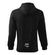 MARP PÁNSKÁ MIKINA S KAPUCÍ MINIMAL - ČERNÁ - MARP MERCH
