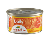 ALMO NATURE DAILY MENU - PĚNA S KUŘETEM 85G VÝHODNÉ BALENÍ 24KS - KONZERVY PRO KOČKY