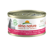 ALMO NATURE HFC NATURAL - KUŘE A JÁTRA 70G VÝHODNÉ BALENÍ 24KS - KONZERVY PRO KOČKY