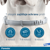 FORESTO OBOJEK PRO PSY NAD 8KG 1KS - 70 CM - ANTIPARAZITIKA
