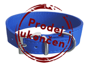 KOŽENÝ OBOJEK SETA - MODRÁ - OBOJKY PRO PSY