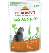 ALMO NATURE HOLISTIC ANTI-HAIRBALL - KUŘE 70G VÝHODNÉ BALENÍ 30KS - KONZERVY PRO KOČKY