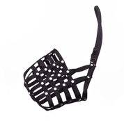 BAFPET POPRUHOVÝ NÁHUBEK, PLETENÝ - ČERNÁ - NÁHUBKY A OHLÁVKY