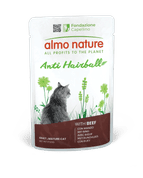 ALMO NATURE HOLISTIC ANTI HAIRBALL S HOVĚZÍM 70G VÝHODNÉ BALENÍ 30KS - KONZERVY PRO KOČKY
