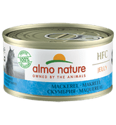 ALMO NATURE HFC JELLY - MAKRELA 70G VÝHODNÉ BALENÍ 24KS - KONZERVY PRO KOČKY