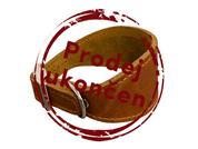 KOŽENÝ OBOJEK VIPET - PŘÍRODNÍ - OBOJKY PRO PSY