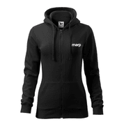 MARP DÁMSKÁ MIKINA S KAPUCÍ SIGNATURE - ČERNÁ - MARP MERCH