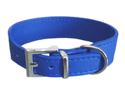 KOŽENÝ OBOJEK SETA - MODRÁ - OBOJKY PRO PSY