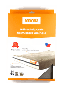 POTAH NA MATRACI AMINELA - 80X60X10CM HALF AND HALF ŠEDÁ/ŠEDÁ - PELÍŠKY PRO PSY