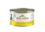 ALMO NATURE HFC DOG - KUŘECÍ STEHNA 95G VÝHODNÉ BALENÍ 24KS - KONZERVY PRO PSY