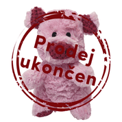 MULTIPET WRINKLEEZ PRASÁTKO PLYŠ 23 CM - HRAČKY PRO PSY