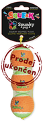 SPUNKY PUP PÍSKACÍ TENISOVÝ MÍČEK 3KS 5,5CM - HRAČKY PRO PSY