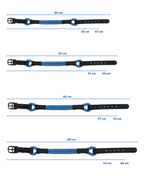 AMINELA FERRATA LANOVÝ OBOJEK - MODRÁ - OBOJKY PRO PSY