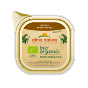 ALMO NATURE BIO ORGANIC - VANIČKA PRO PSY S TELECÍM 100G - KONZERVY PRO PSY