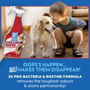 OUT! SUPER ÚČINNÝ ODSTRAŇOVAČ ZÁPACHU A NEČISTOT PRO PSY 945ML - ČISTÍCÍ PROSTŘEDKY