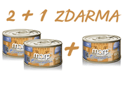 MARP HOLISTIC PLUS KONZERVA PRO KOČKY – TUŇÁKOVÉ FILETY VE VÝVARU 70G 2 + 1 KS ZDARMA - KONZERVY PRO KOČKY