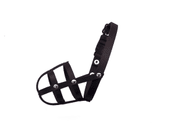 KOŽENÝ NÁHUBEK, PLETENÝ - ČERNÁ - NÁHUBKY A OHLÁVKY