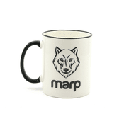 MARP KERAMICKÝ HRNEK S ČERNÝM UCHEM 325 ML - MARP MERCH