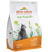 ALMO NATURE ANTI HAIRBALL - S ČERSTVÝM KUŘECÍM 2KG - GRANULE PRO KOČKY