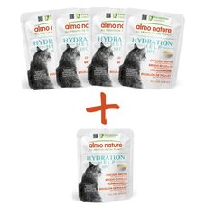 Almo Nature HFC Hydratační kapsička - kuřecí vývar s filety 50g 4+1 ZDARMA