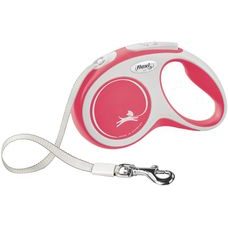 Flexi New Comfort S vodítko pásek 5m/15kg červená