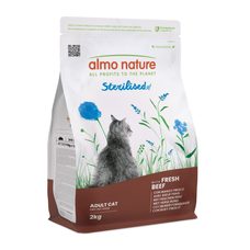 Almo Nature Sterilised - pro kastrované kočky s čerstvým hovězím 2kg