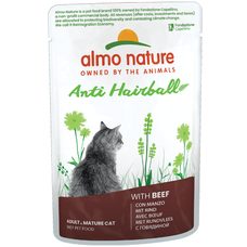 Almo Nature Holistic Antihairball s hovězím 70g výhodné balení 30ks