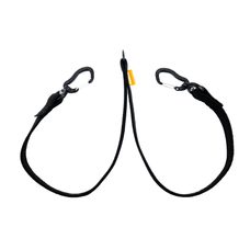 Amortizér rozdvojka AMINELA, pevnostní karabina - Černá