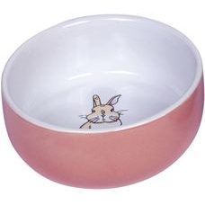 Nobby Rabbit keramická miska pro hlodavce růžová 11 x 4,5 cm