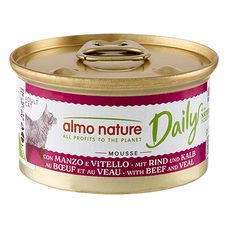 Almo Nature Daily Menu - Pěna s hovězím a telecím 85g
