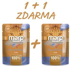 Marp Holistic Plus kapsička pro kočky - Tuňák s krevetami v želé 55g 1 + 1 ks ZDARMA