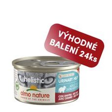 Almo Nature Holistic Urinary Help s kachnou 85g výhodné balení 24ks