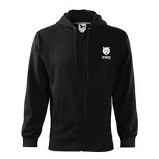 Marp pánská mikina s kapucí Minimal - černá