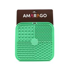 Amarago lízací podložka hranatá 20x20cm zelená