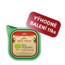 Almo Nature BiO Single protein hovězí 150g výhodné balení 11ks