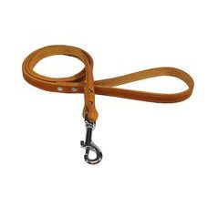 BAFPET Vodítko z maštěné kůže ZUBR - Přírodní