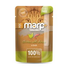 Marp Holistic Plus kapsička pro kočky - Kuře s krevetami ve vývaru 55g EXP 11/2026 SLEVA 20%