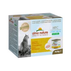 Almo Nature HFC Natural Light Meal Cat Megapack kuřecí filet 4x50g exp 02/2024 SLEVA 30%