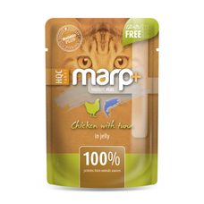 Marp Holistic Plus kapsička pro kočky - Kuře s tuňákem v želé 55g EXP 11/2026 SLEVA 20%