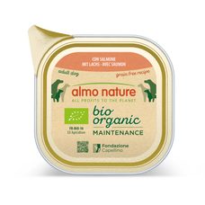 Almo Nature Bio Organic - vanička pro psy s lososem 100g