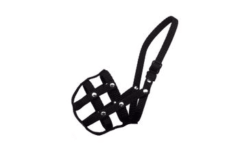 BAFPET POPRUHOVÝ NÁHUBEK, PLETENÝ - ČERNÁ