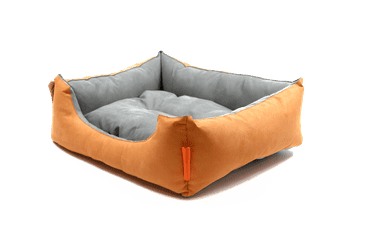 AMINELA PELÍŠEK S POLŠTÁŘEM M ORANŽOVÁ/ŠEDÁ 70X60CM