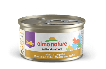 ALMO NATURE DAILY MENU - PĚNA S KUŘETEM 85G VÝHODNÉ BALENÍ 24KS