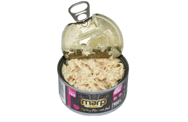 MARP TURKEY FILET KONZERVA PRO KOČKY S KRŮTÍMI PRSY 12X70G