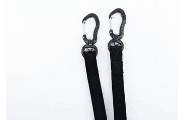 AMORTIZÉR ROZDVOJKA AMINELA, PEVNOSTNÍ KARABINA - ČERNÁ